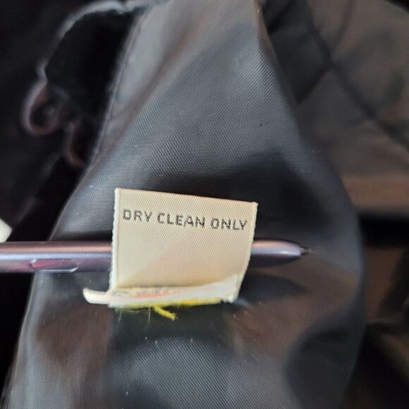 Vintage 80s Black Burnout Velvet Gown 10 Sleeveless Open Back Chocker Midi Swirl - Picture 14 of 15